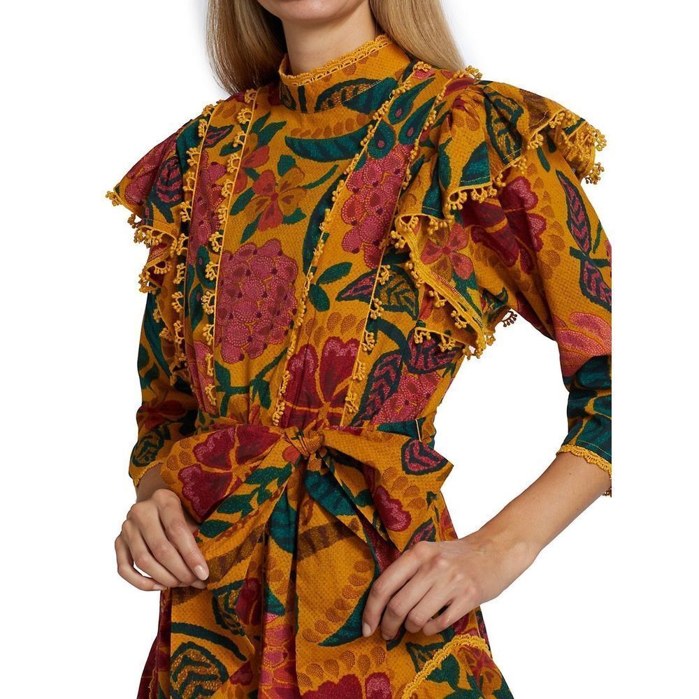 Farm Rio
Cotton Ruffle Minidress - Picture 5 of 10